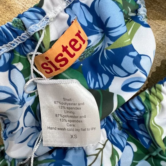 SISTER SWIM Vice Bottom in Blue Hawaiian - Picture 5 of 5